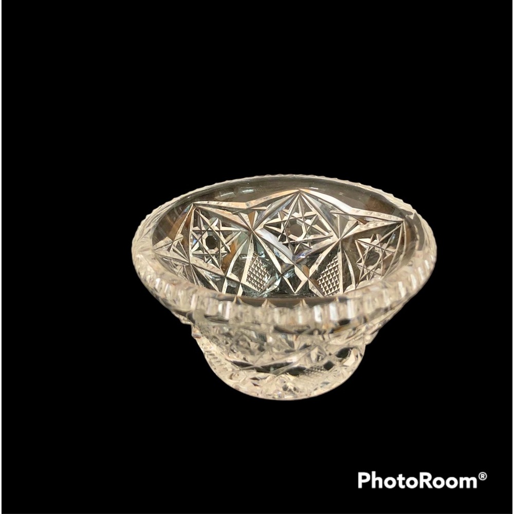 Crystal Salt Cellar/Ring Holder